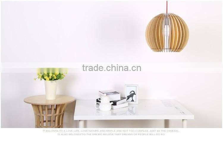 LED pendant light JK-8005B-08 Wooden linear led suspended light & led pendant light home & warm led pendant light