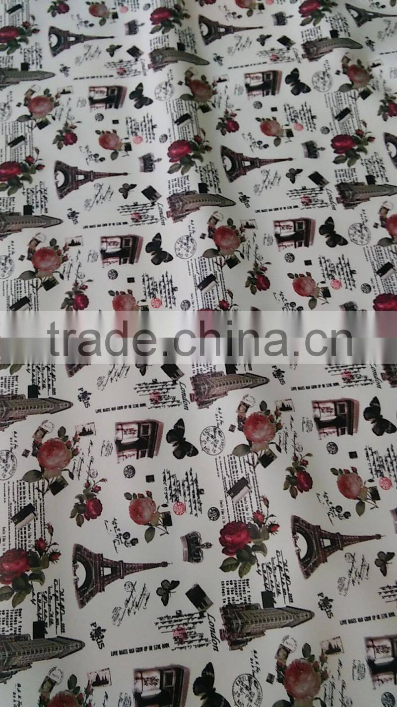 printed pattern fvc film for note book covers
