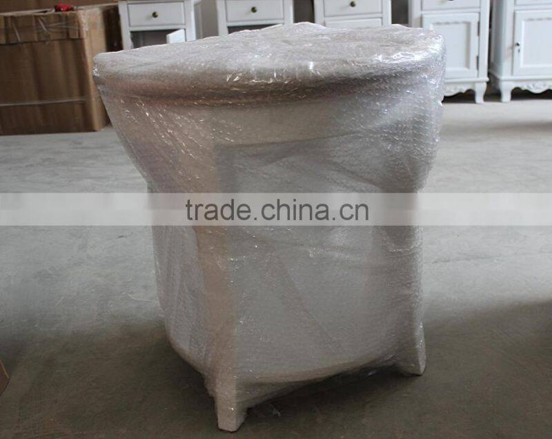 French rustic modern coffee side table solidwood side white cafe table