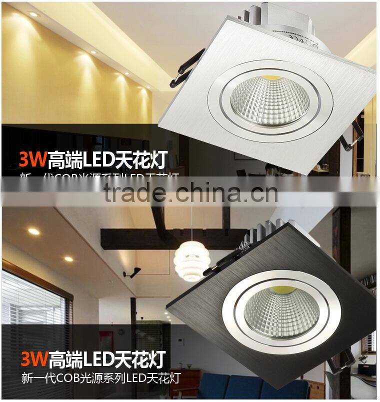 LED Ceiling Light 3w 5W 7w 10w 15w COB LED Grille Lamp LED Spot Lights Downlight