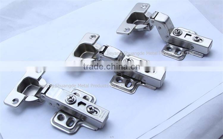 Half Overlay door iron hinge kitchen cabinet hydraulic hinge