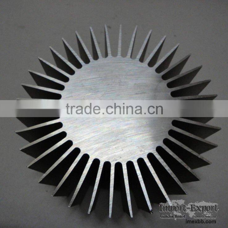 led aluminum circular extrusion heat sink