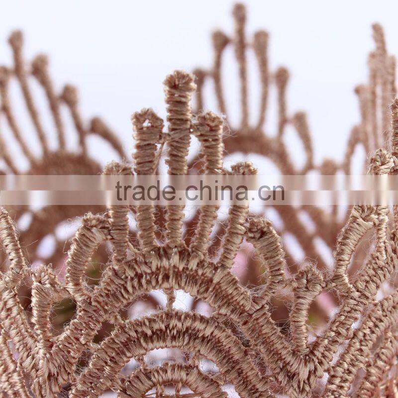 Hot-sales kids large crown Headband colorful crown flower headband wh-1795