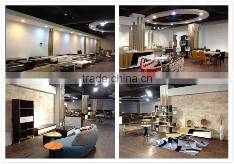 two layers rectangle tempered glass top coffee table 4262