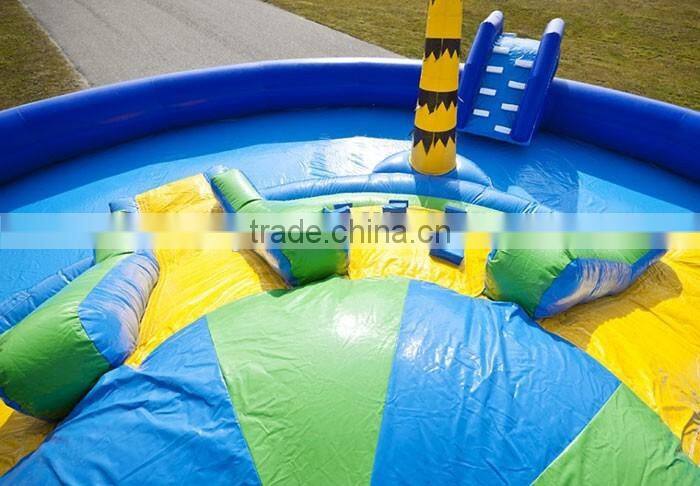 Commercial amusement water park inflatable palm tree pool float for sale