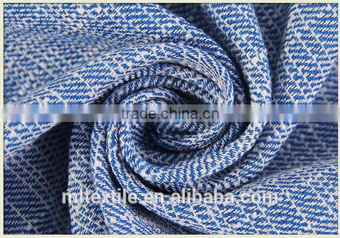 polyester cotton Woolen spinning fabric/women suit fabric
