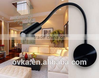 Bedside Reading Light LED Hotel Reading Lamp with Flexible Gooseneck