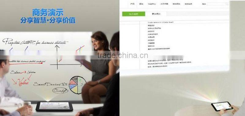 The World's First Tablet PC Projector 50LM upto 100inch screen