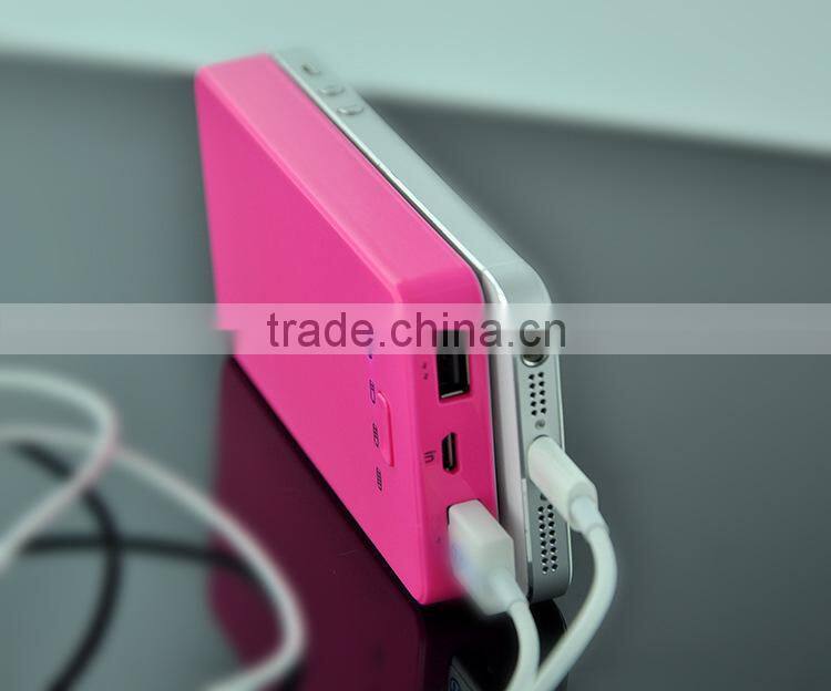 AK-01China factory supply 4000mah sucker power bank Chuck mobile power polymer ultra external battery backup