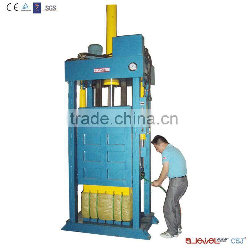 textile and used cloth compacting machine
