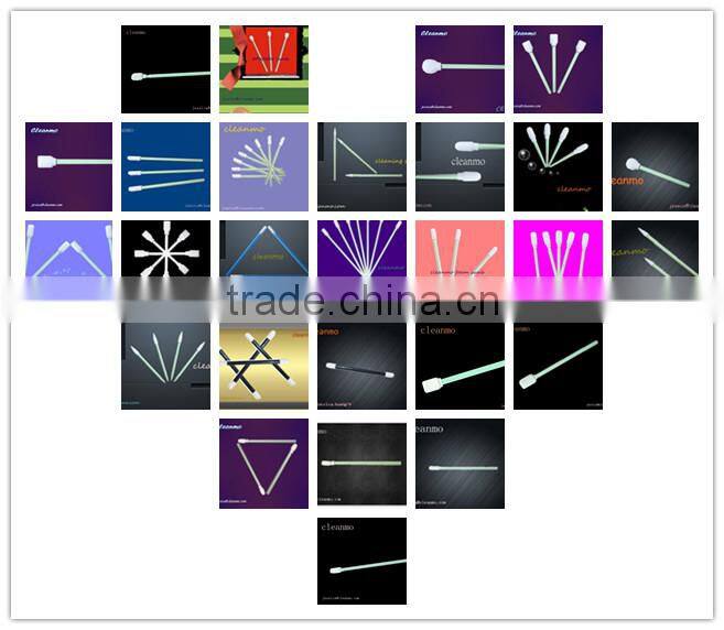 Rectangular head cleaning swabs