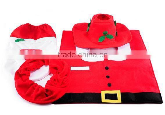 2015 New Product Christmas Toilet Set Christmas decoration