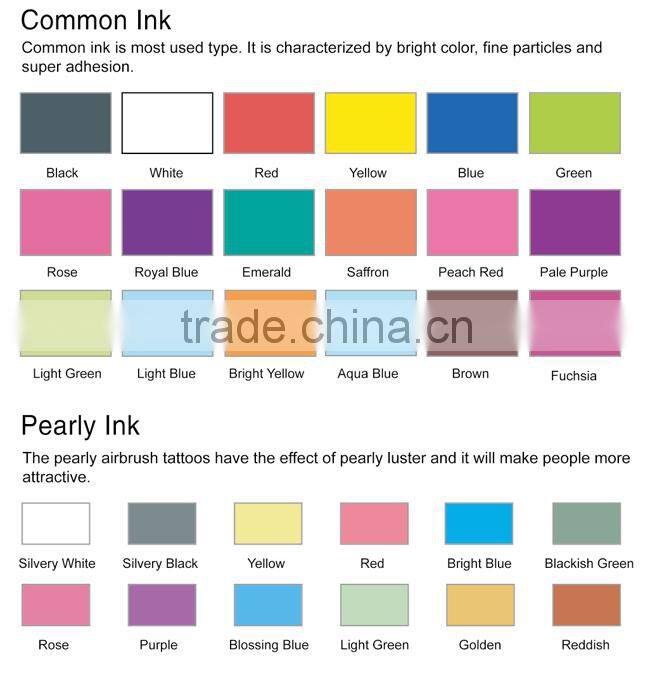 Airbrush Tattoo Paints Color Saffron