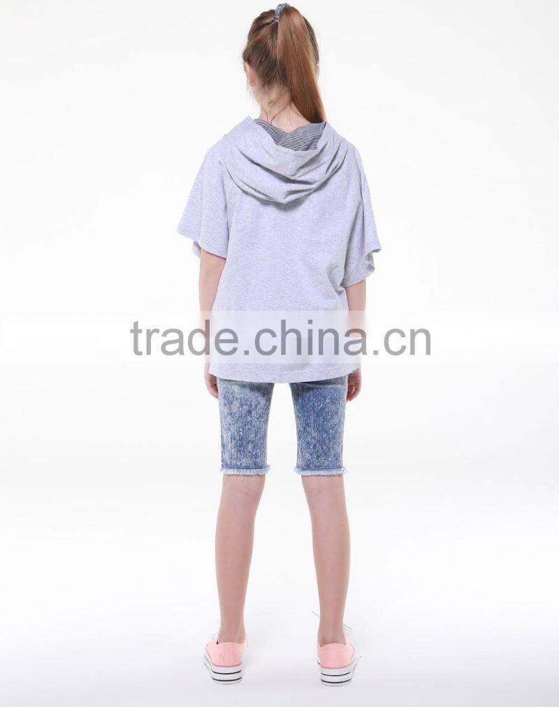 Half Sleeve Hoodies , Children Hoodies , Lightweight Cotton Hoodies