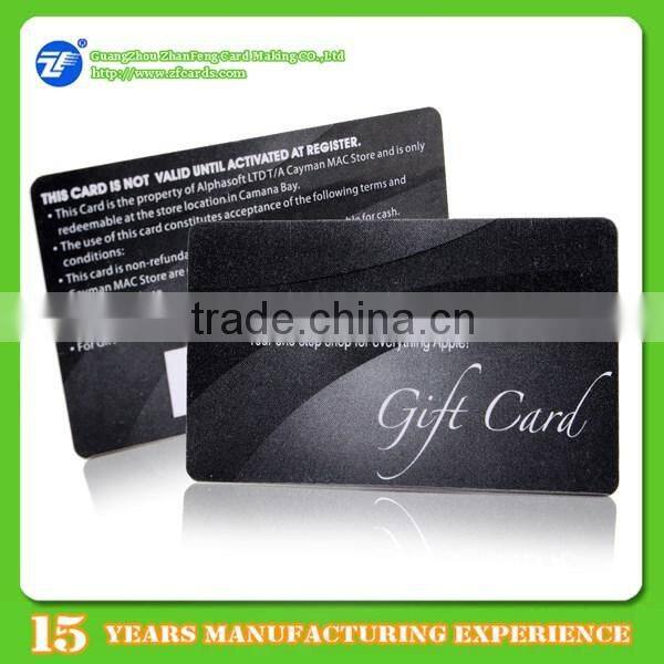 Full color printed pvc Hi-Co CR80 magnetic stripe card