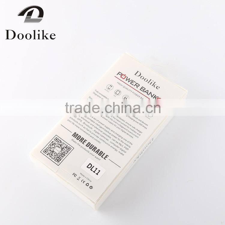 2016 newest 6000mah led torch light outdoor pocket power bank