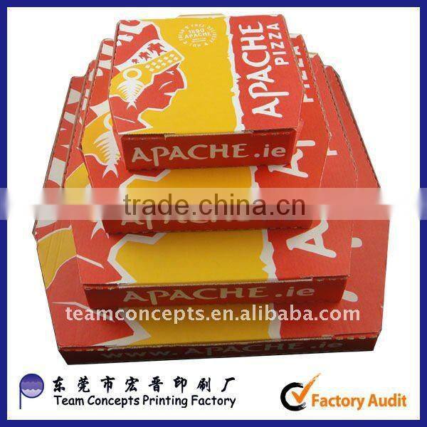 2014 Italy new style pizza boxes with logo
