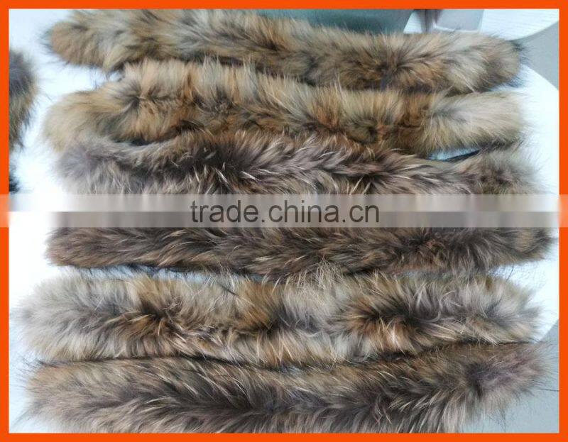good quality raccoon fur trimming strips