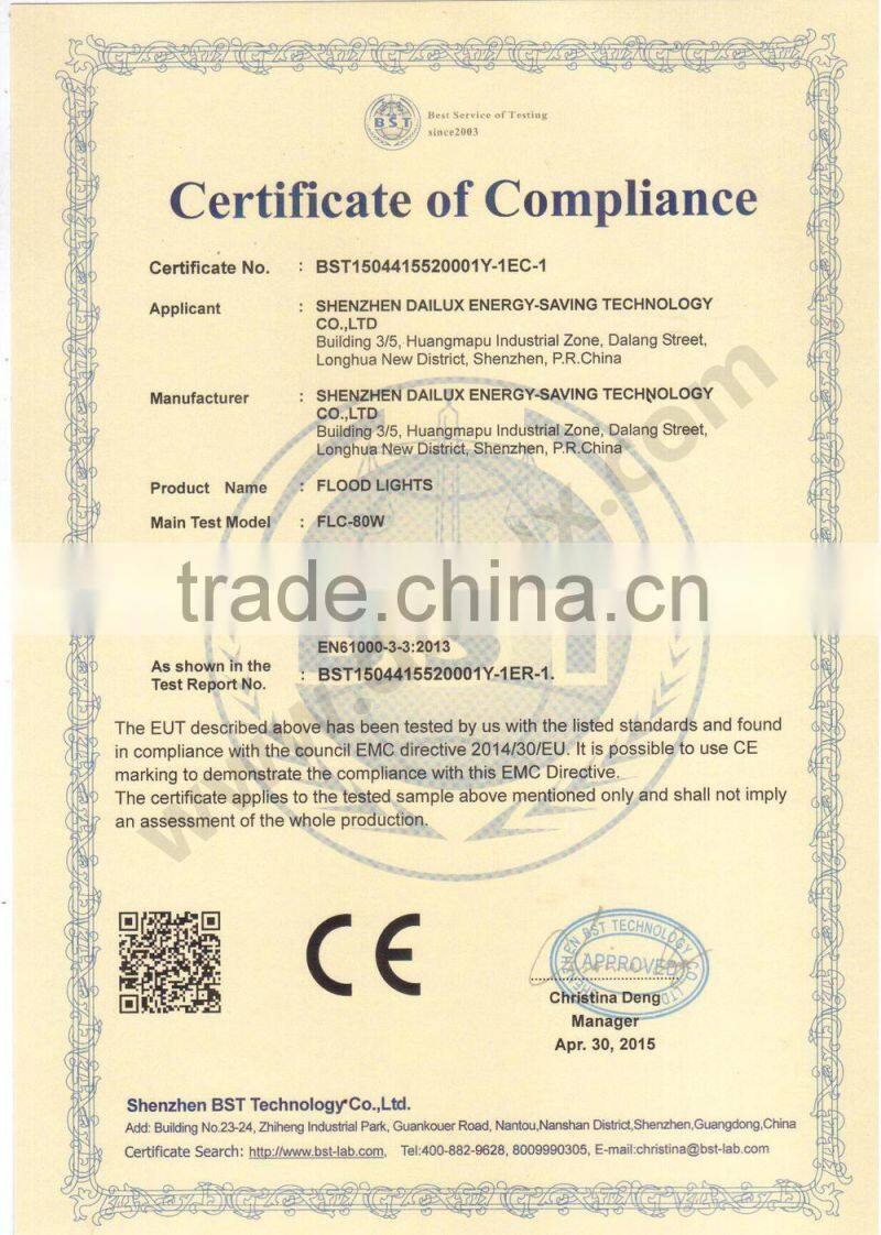 Garden lighting CE RoHS approved 5years warranty 20w LED flood light fixture