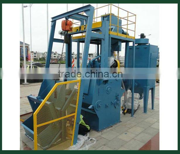 Small tumble belt shot blasting machine