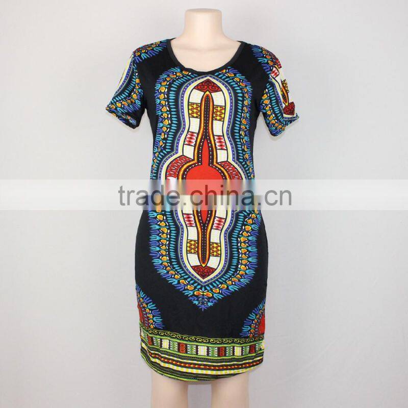 Alibaba china guangzhou manufacturers girls dress women dress africa dashiki printed dress