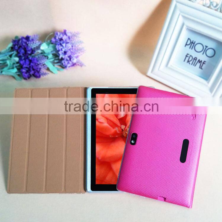 7 Inch Quad Core Android 4.4 Tablet PC with Bluetooth Two Camera Q88 with lether case A33