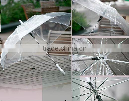 2016 PVC POE EVA apollo TRANSPARENT UMBRELLA