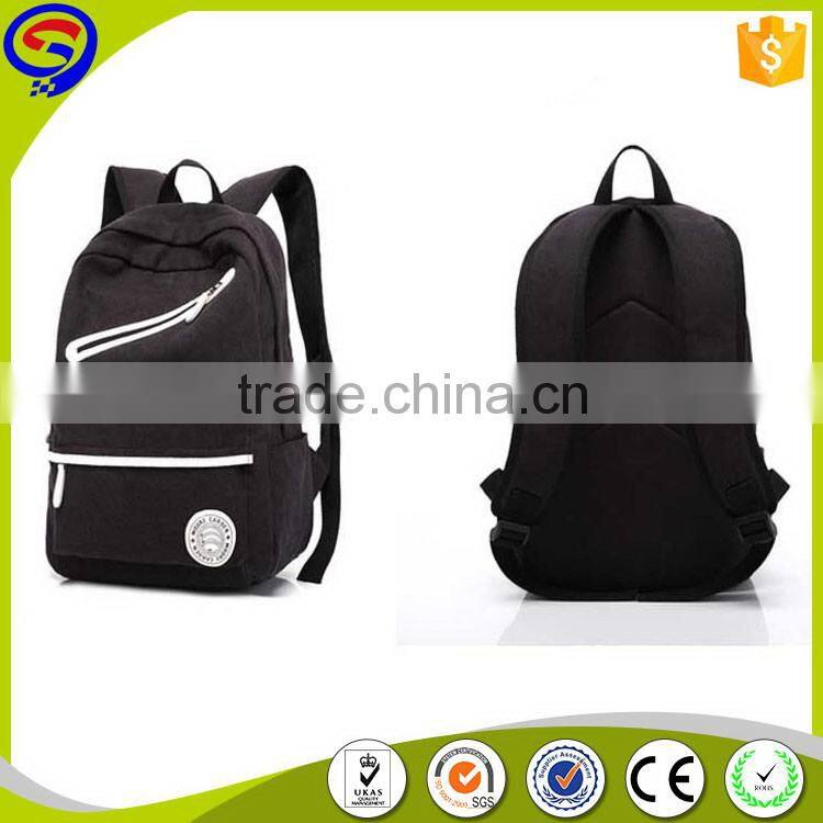 The Newest excellent quality khaki canvas backpack for college girls