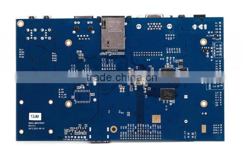 China supplier SMDT multimedia 3 G wifi GPS advertising AIO industrial motherboard for digital signage queuing machine