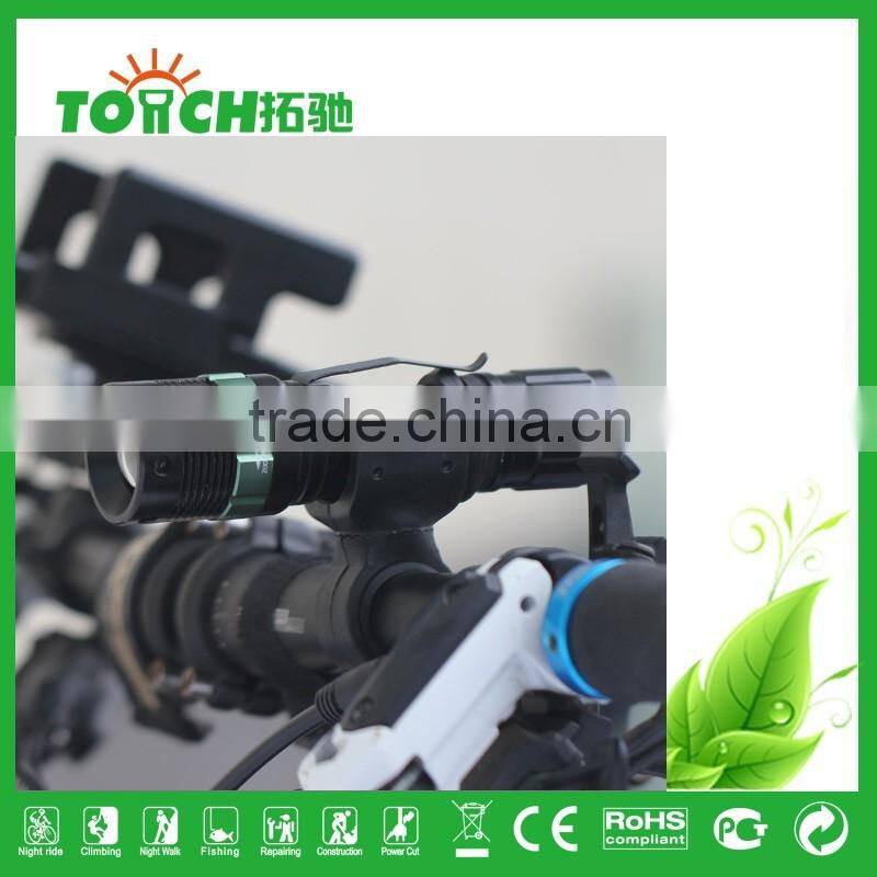 Best Selling Cre e LED Powful AAA Flashlights AAA Bike Light for Hunting Cycling Climbing Camping and Outdoor Activity