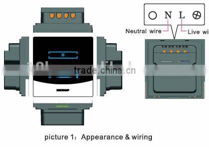 Wireless Remote Control zigbee dimmer Switch For Home Automation