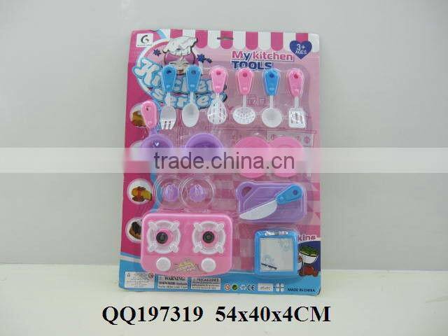 Plastic kitchen play set for kids