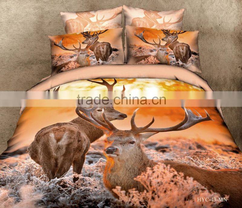 100% cotton latest design 3D duvet cover set