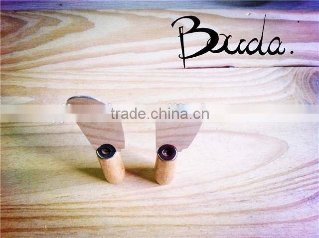 2016 Mini design popular stainless steel wooden handle butter knife BD-BK320