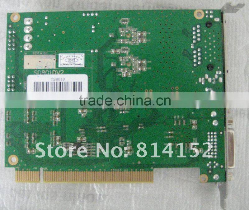 wholesale Linsn ts/sd801 full clolor rgb 1024*640 / 1280*512 pixel dvi/rj45 port sync led display TS801D Syncronous sending card