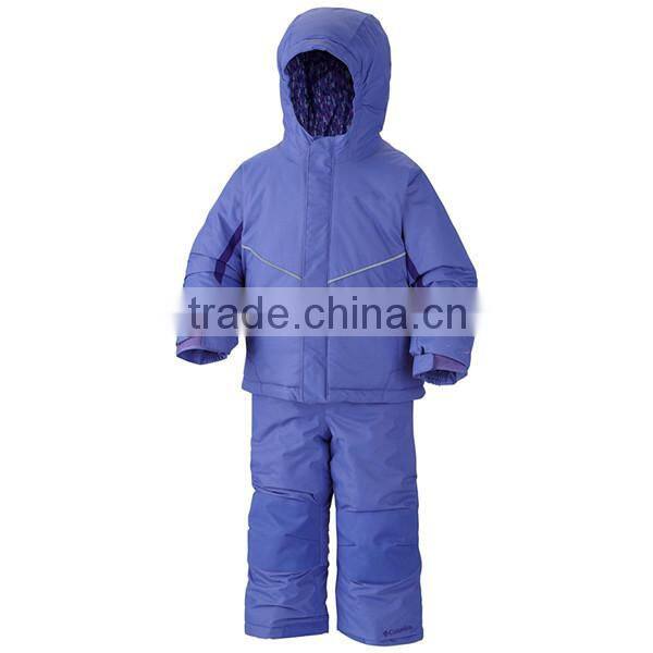 cute red and grey waterproof insulated snow jacket for kids