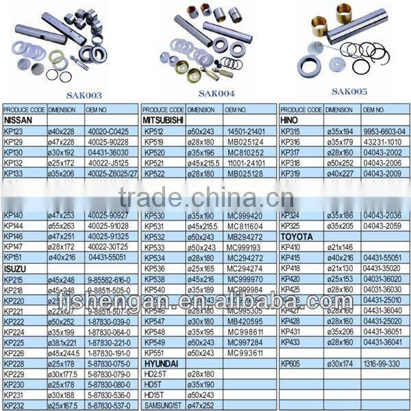 King pin kit KP534 28X180 O.E.M MB294272