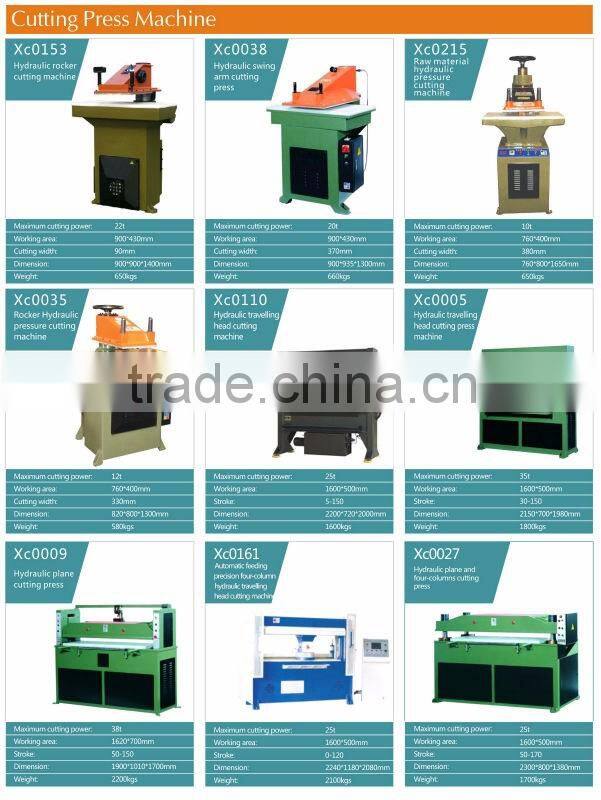 Good quility tile cutting machine,shoe leather automatic cutting and sewing machine,swing arm cutting machine in wenzhou