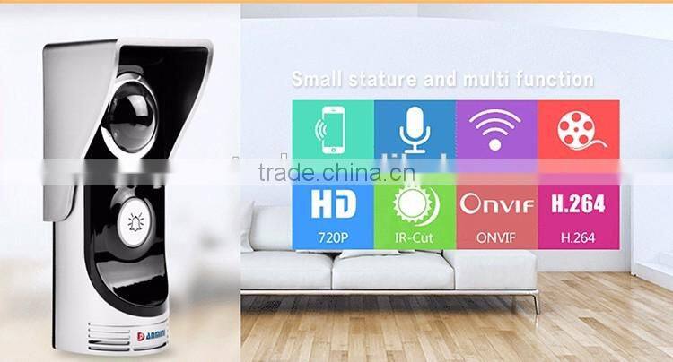 Full Duplex Audio Video Door Phone Door Bell Monitoring Outdoor Bell Wireless Smart IP doorbell