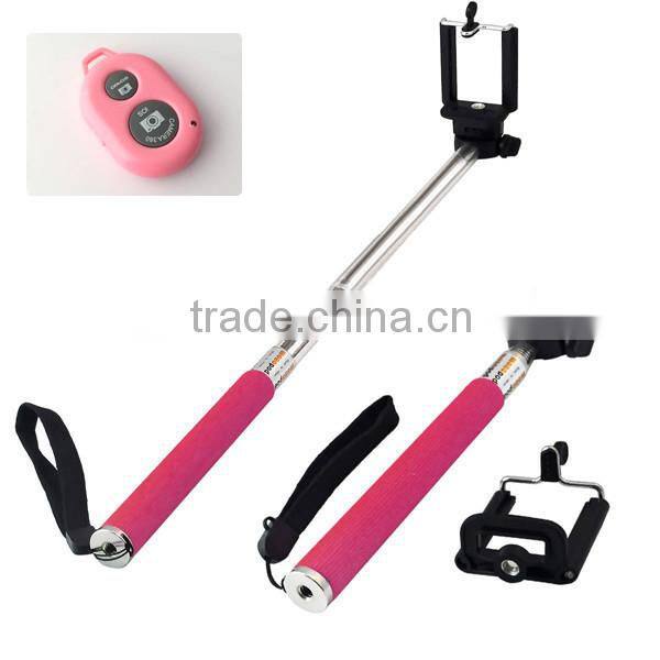 Selfie Sticker Extendable Bluetooth Camera Wireless Monopod
