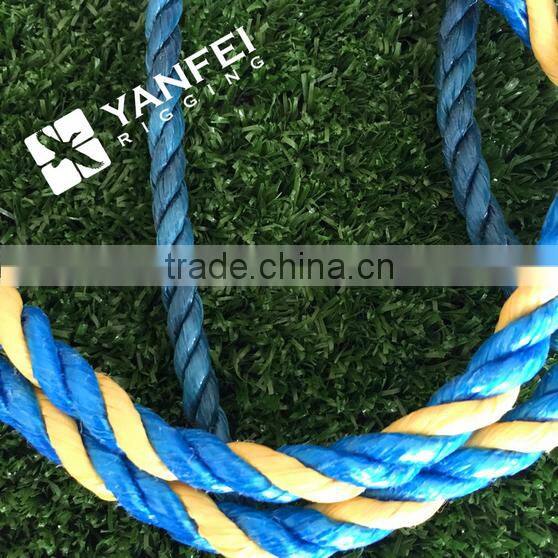 PP split film 3 strands twisted rope