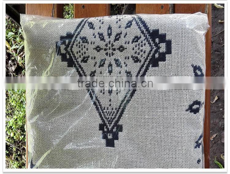 Gobelin black and white squares and Tapestry Throw Blanket