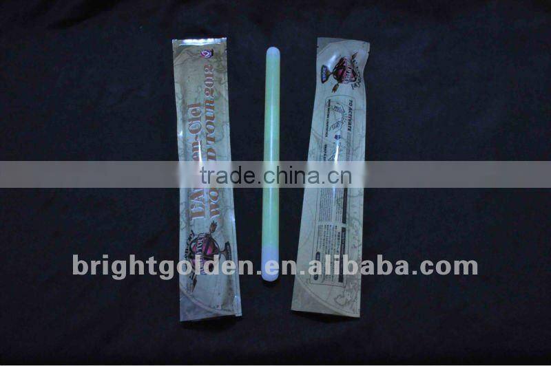 Colorful chemical 12" glow stick 15mm Dia China wholesale for party