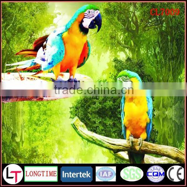 Lowest price wood grian lamination pvc ceiling panel made by 23 producing line in haining China supplier