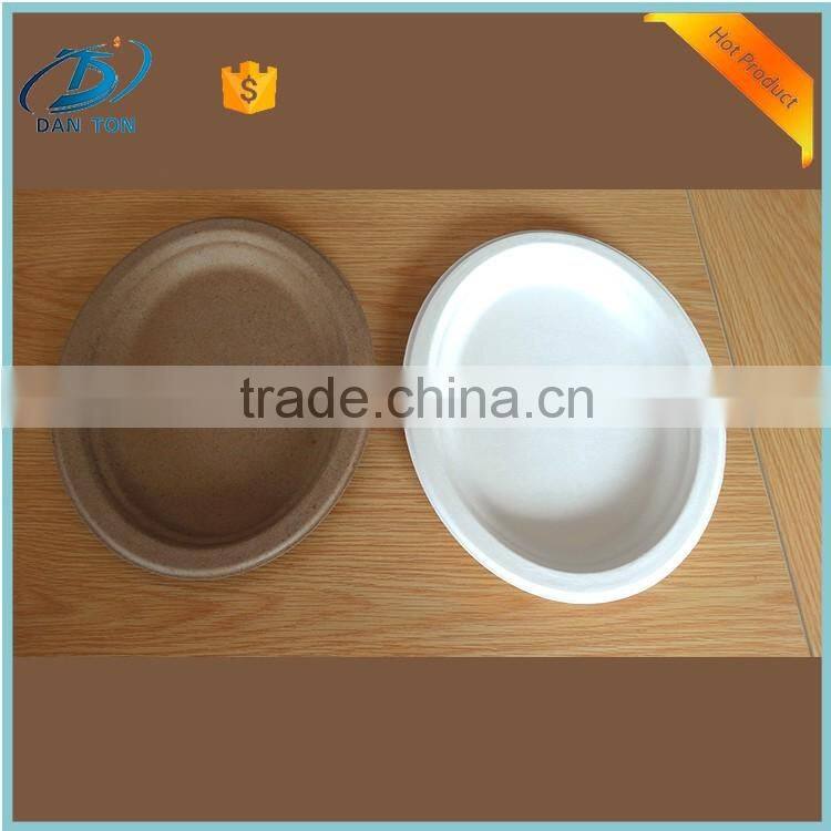 custom design disposable paper pulp high quality meal plate