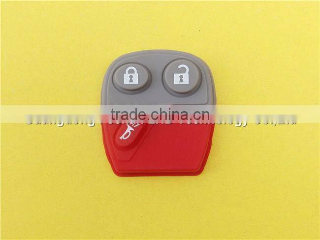 Factory Price Key Pad for car key shell blank 2+1 buttons rubber pad