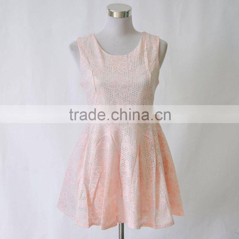 Sweet knee-length dress