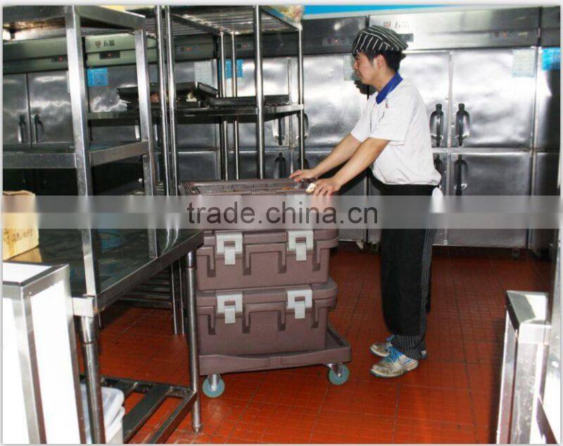 made of lldpe&pu thermal food carrier insulated with FDA&CE