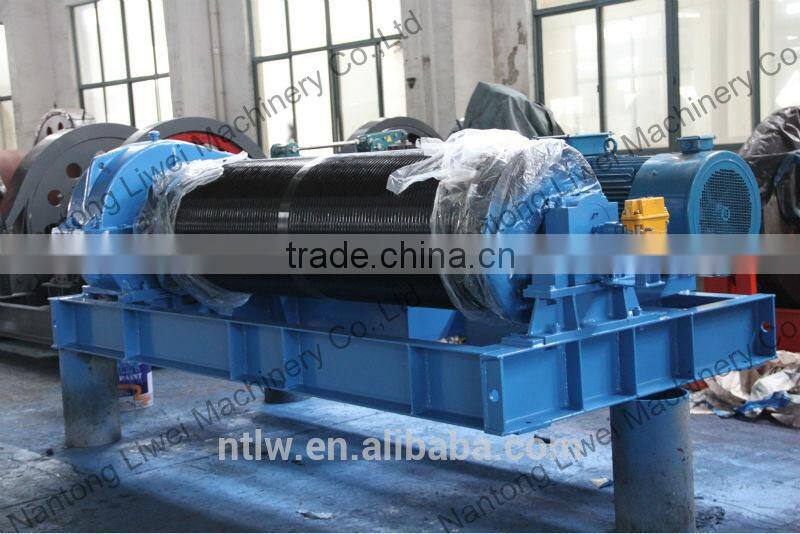 new design 30KN double drum high speed winch for sale