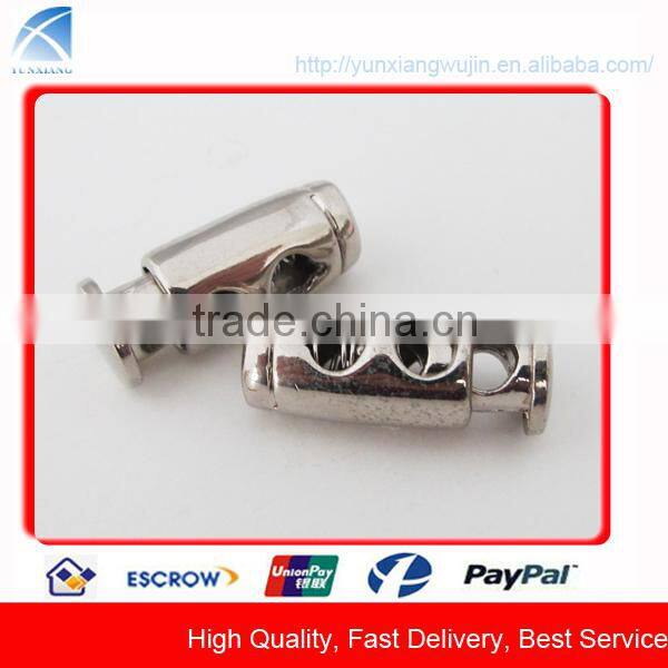 CD1526 Fashion Silver Shiny Metal Spring Stopper